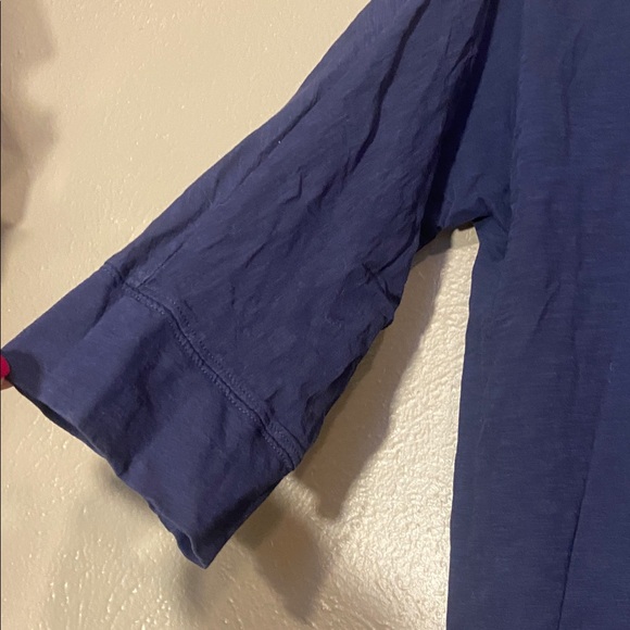 Lilly Pulitzer Deep Blue V-Neck Tunic dress ladies large - Picture 3 of 7